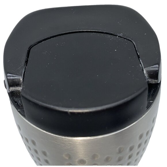 Starbucks Dimpled Stainless Steel 16 Oz Insulated Coffee Tea Travel Mug 2008 - Picture 2 of 14